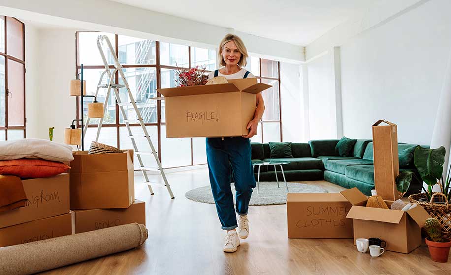 A flat clearance in progress
